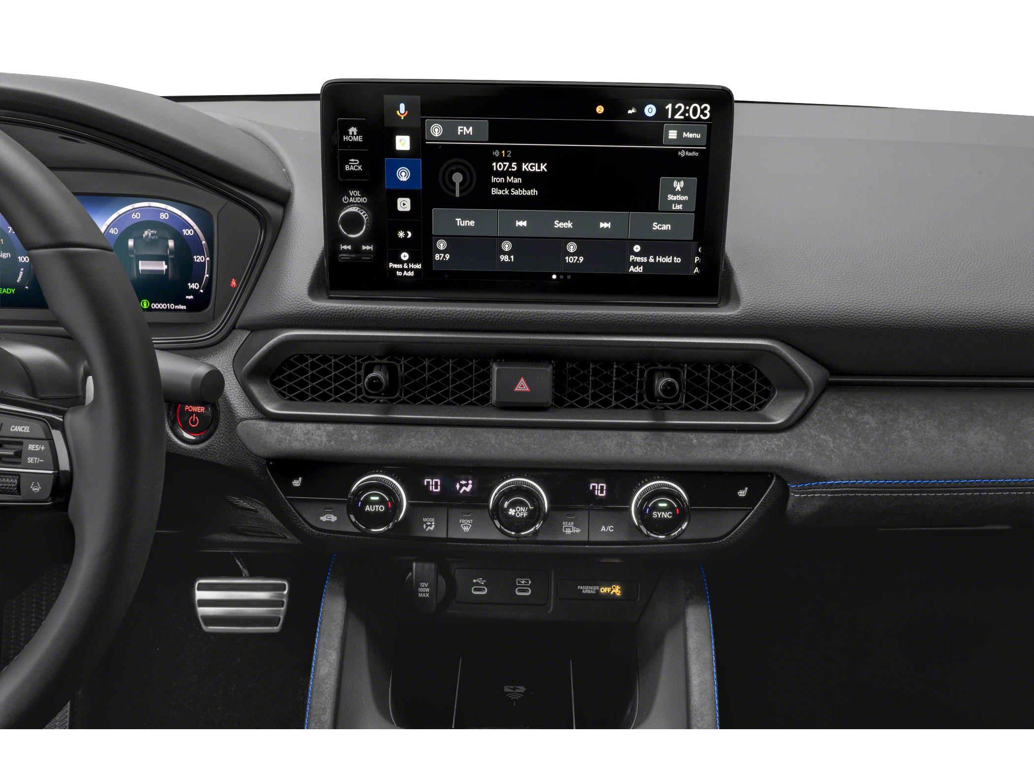 2026 Honda Prelude interior — infotainment display