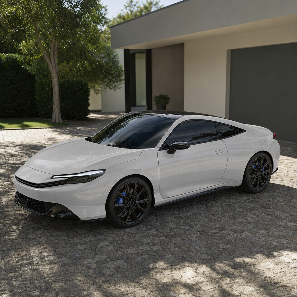 2026 Honda Prelude 2-Tone — Winter Frost Pearl W/crystal Black Roof